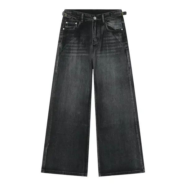 Japanese Brand VIBE Vintage washed black grunge straight leg jeans Size US 34 / EU 50 - 7 Thumbnail