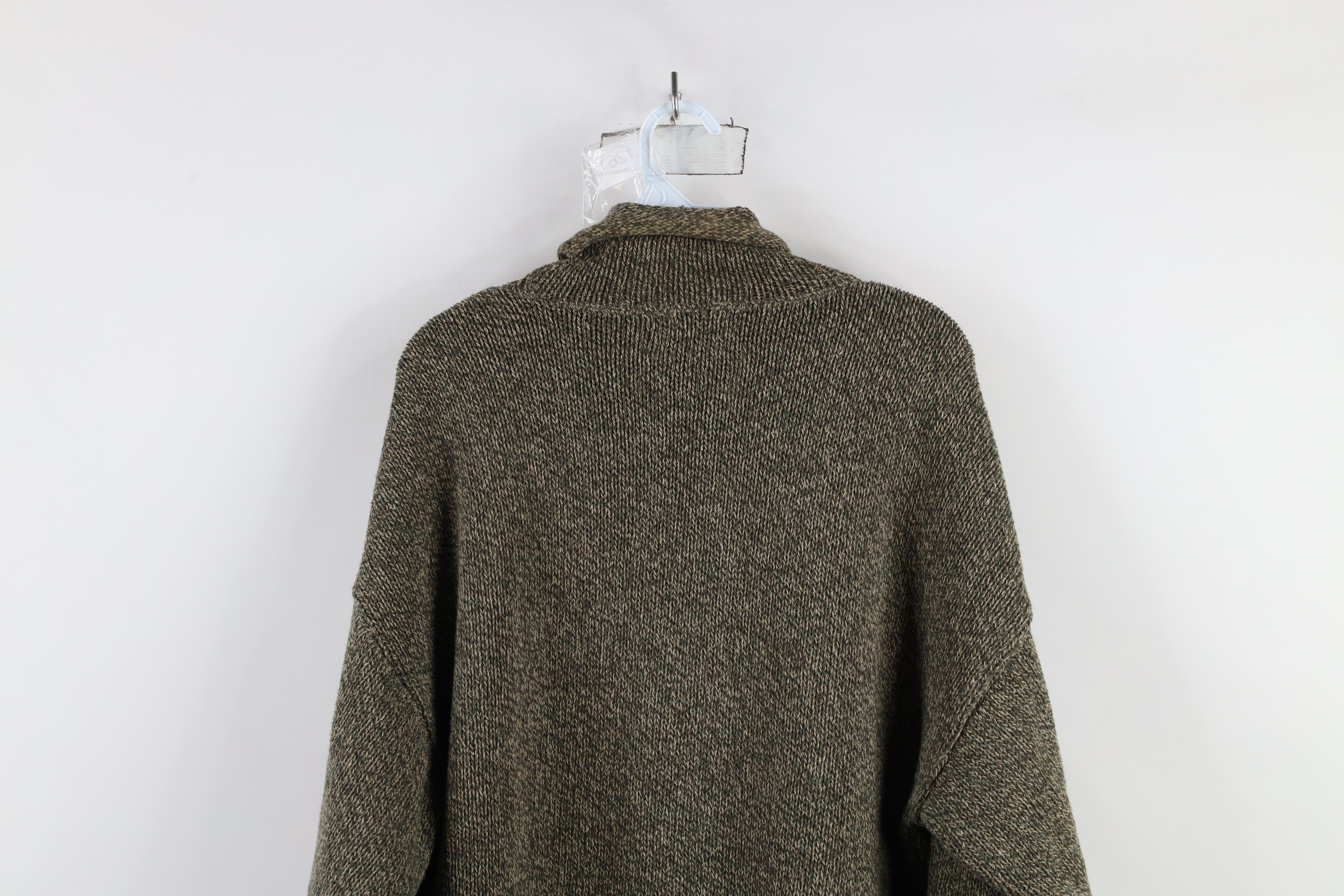 Vintage Vintage 90s Streetwear Marled Knit Turtleneck Sweater USA Size US M / EU 48-50 / 2 - 10 Thumbnail