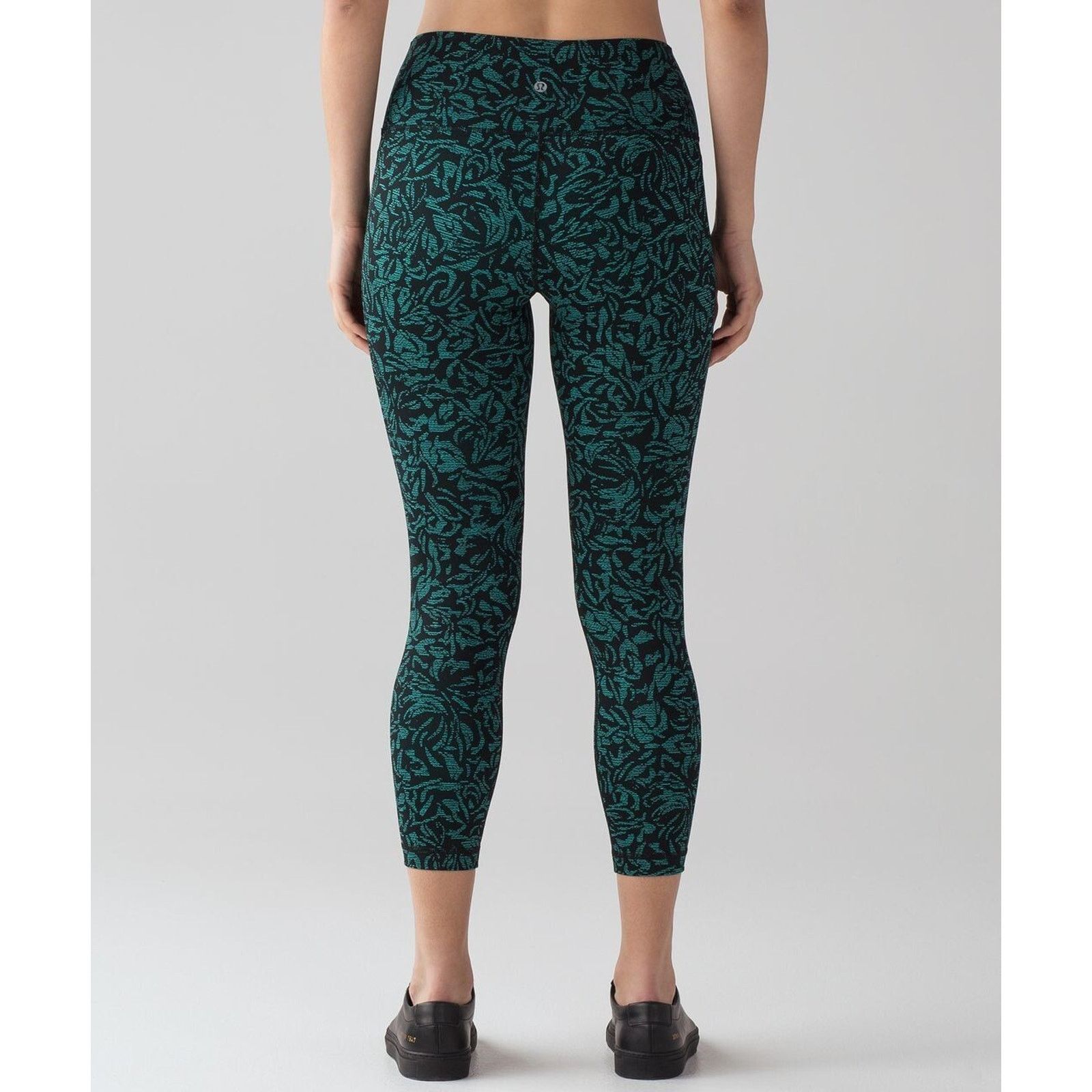 Lululemon Lululemon Wunder Under Thrive Viridian Green Black 4 A000905 Size 27" / US 4 / IT 40 - 2 Thumbnail