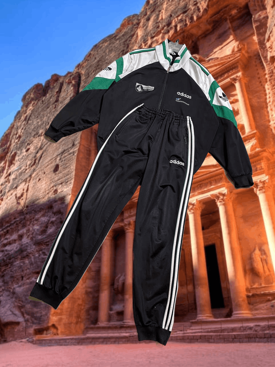 Adidas vintage Y2K Adidas jacket + pants Streetwear Size US M / EU 48-50 / 2 - 1 Thumbnail