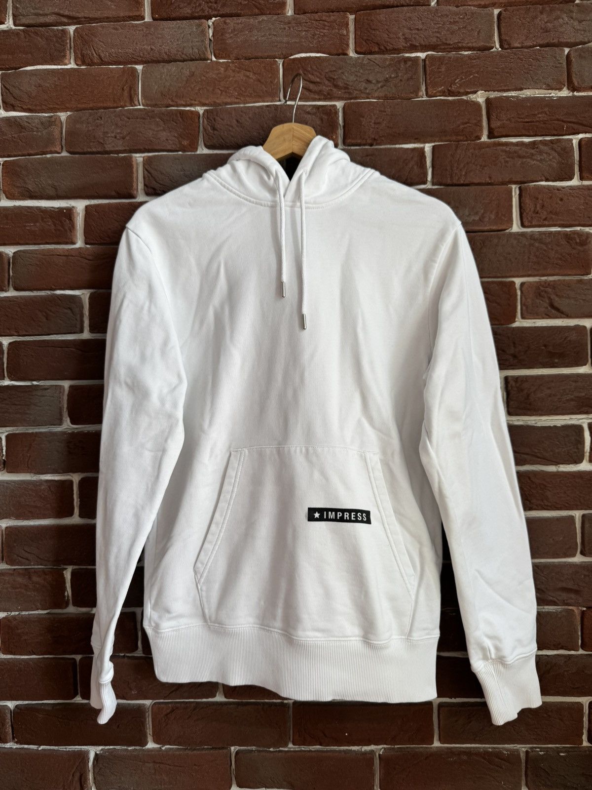 Helmut Lang Rare Helmut Lang white impress hoodie Small Designer Hype Size US S / EU 44-46 / 1 - 2 Thumbnail
