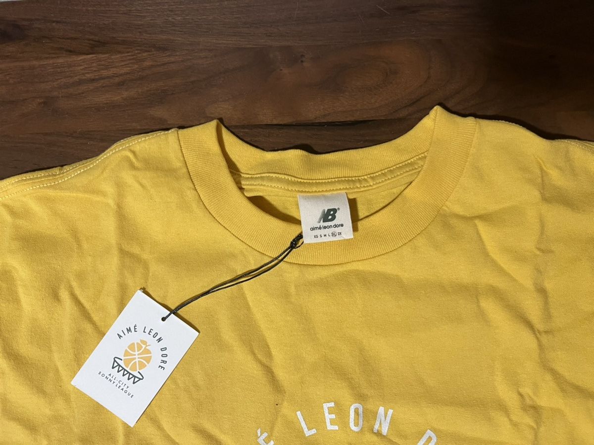 Aime Leon Dore × New Balance Aime Leon Dore ALD x New Balance NB SONNY NY Tee in Mimosa Size US XL / EU 56 / 4 - 3 Thumbnail