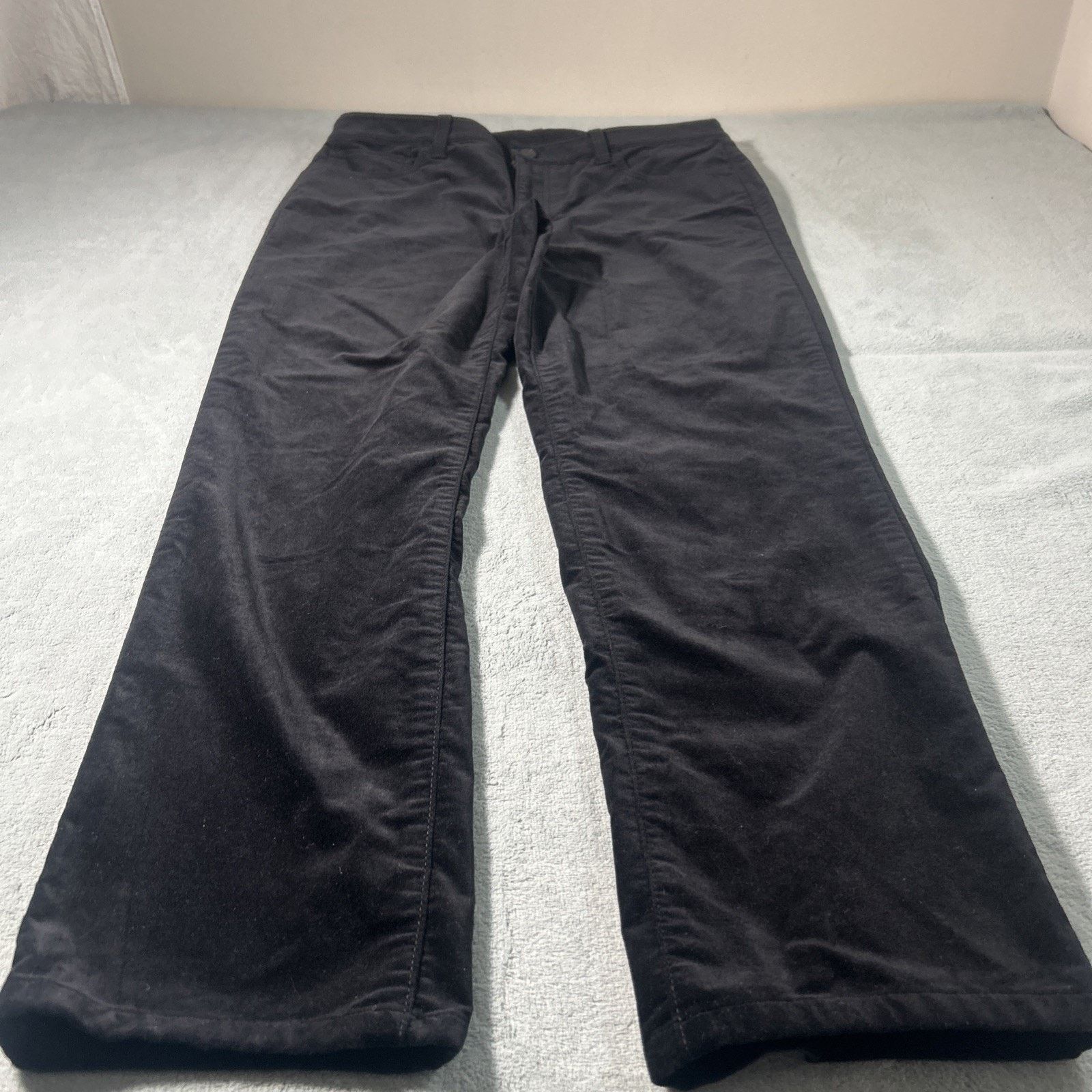Talbots Velveteen Corduroy Straight Pants Women 10 34x28 Velour Soft Size 32" / US 10 / IT 46 - 1 Thumbnail