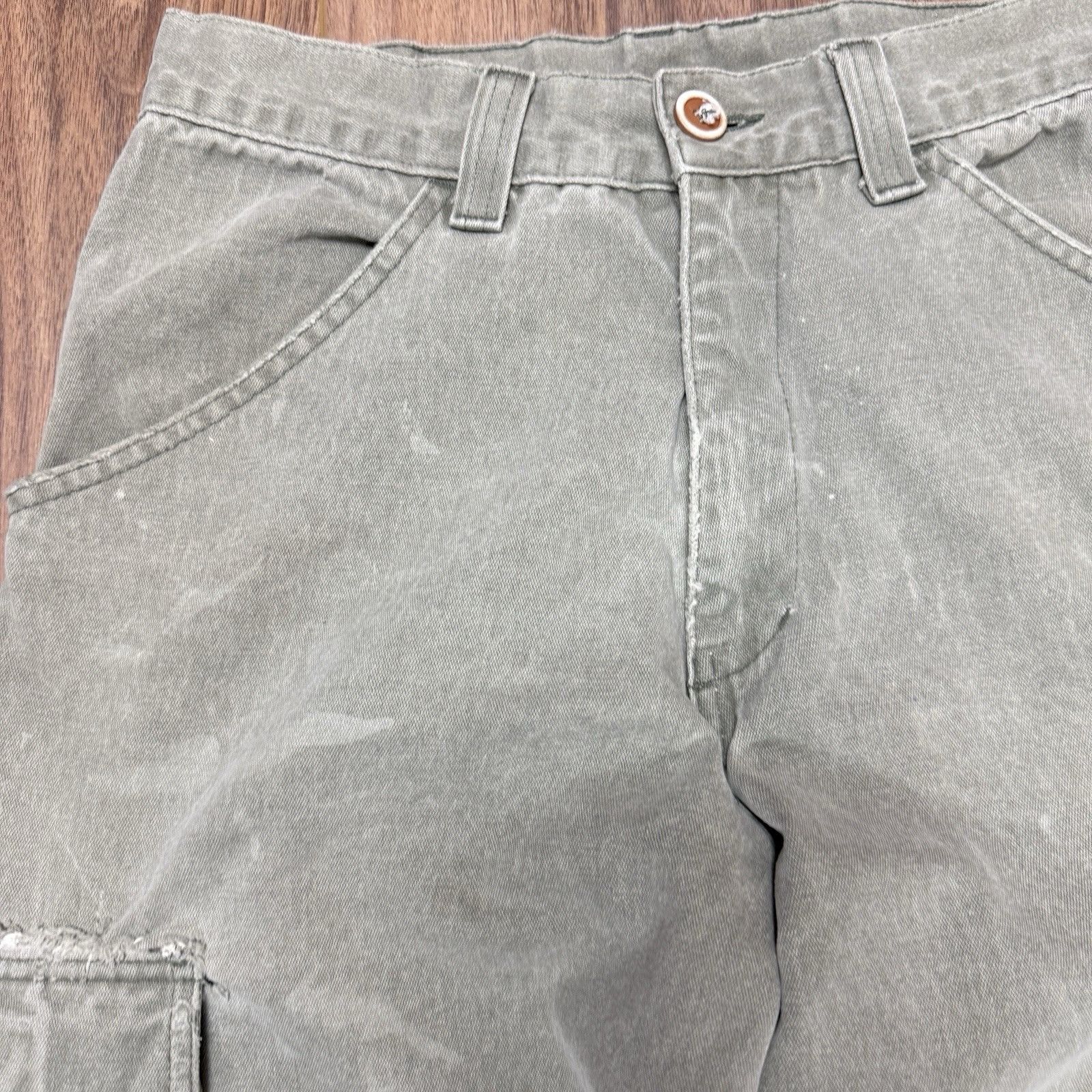 Billabong Vintage 90s Billabong Baggy Cargo Pants Mens 32 (30x30.5) Gr Size US 32 / EU 48 - 3 Thumbnail