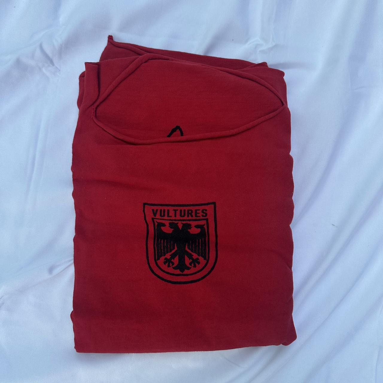 トップス YEEZY Vultures long tee RED 1 Vultures Logo Kanye West and Ty Dolla Sign Unisex Ultra