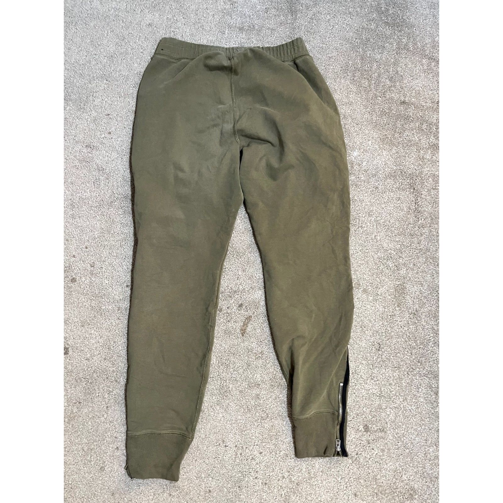 Abercrombie & Fitch Abercrombie & Fitch Women’s Sz Small Green Pull On Pants Zippers Size 28" / US 6 / IT 42 - 3 Thumbnail