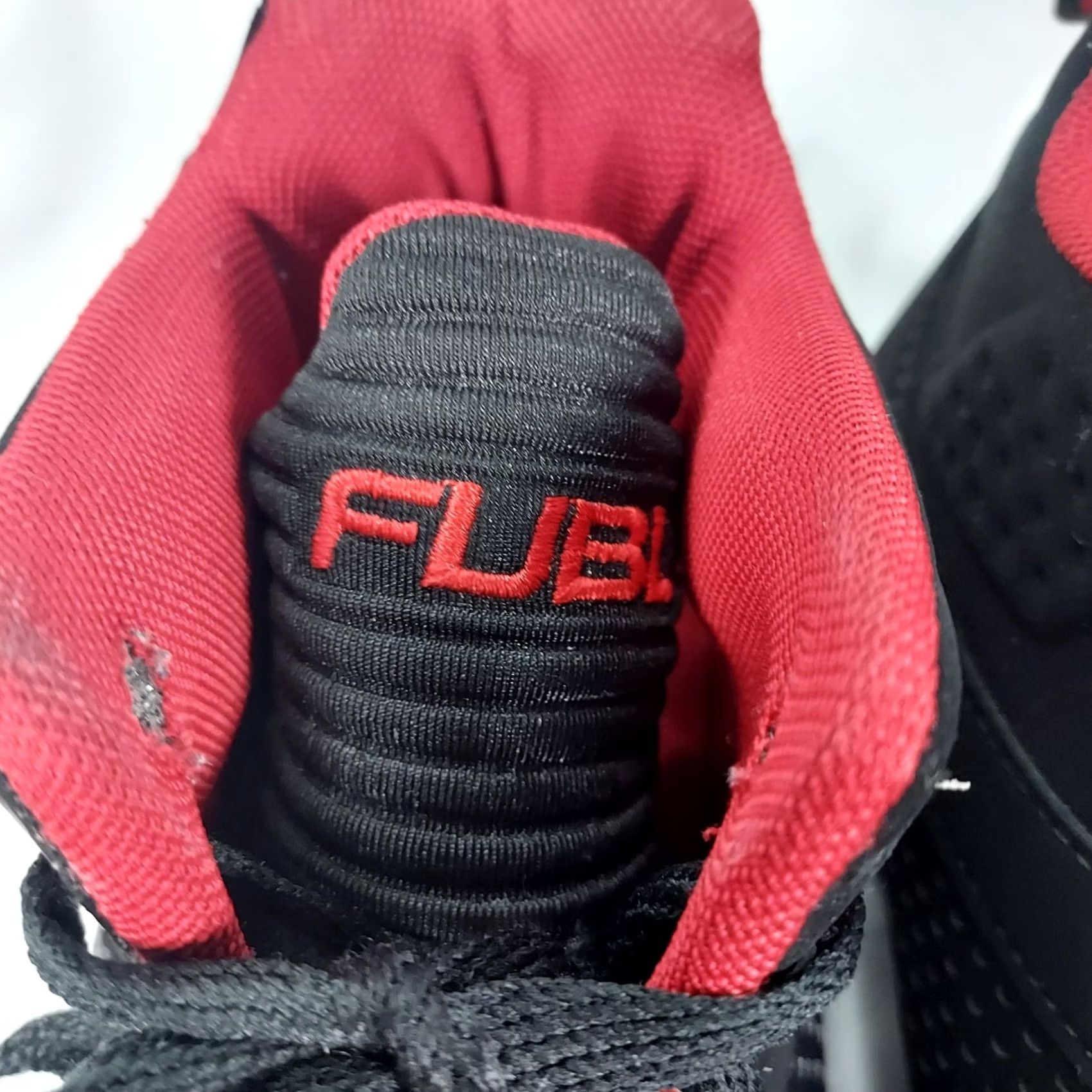 Fubu FUBU Men Black Red High Top Basketball Shoes Sneakers Synthetic Leather Upper Rubber Outsole M 8.5 Athletic Casual Activewear Mens Size US M / EU 48-50 / 2 - 6 Thumbnail