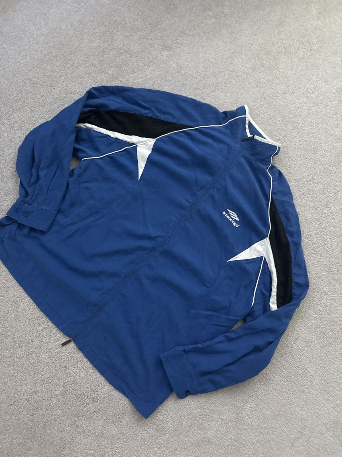 Balenciaga Balenciaga Sporty B Oversized Track Jacket Size US XXL / EU 58 / 5 - 2 Thumbnail