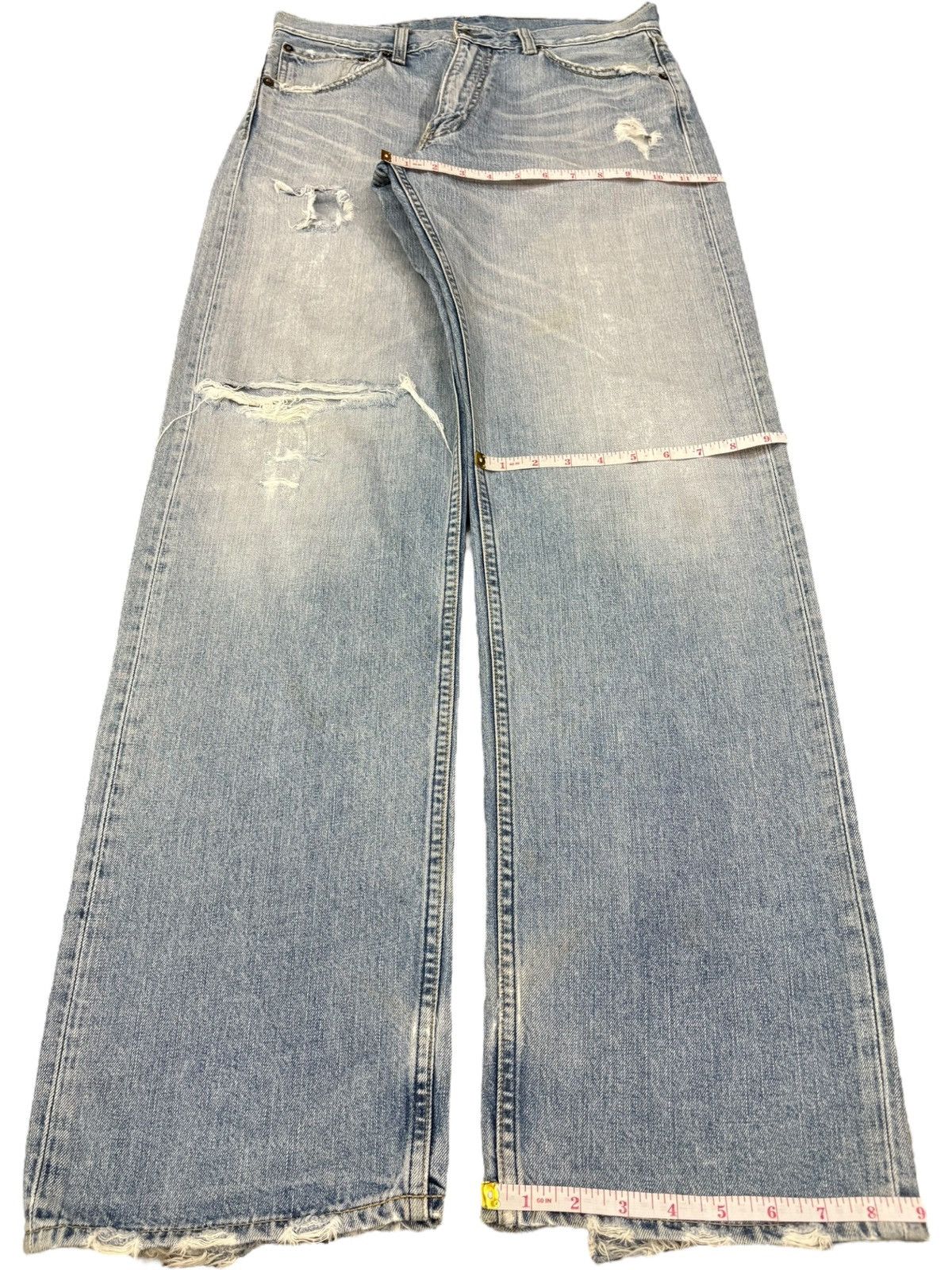Levi's Vintage 90s Levi’s 503 Faded Wash Distressed Baggy Jeans Size US 32 / EU 48 - 12 Thumbnail