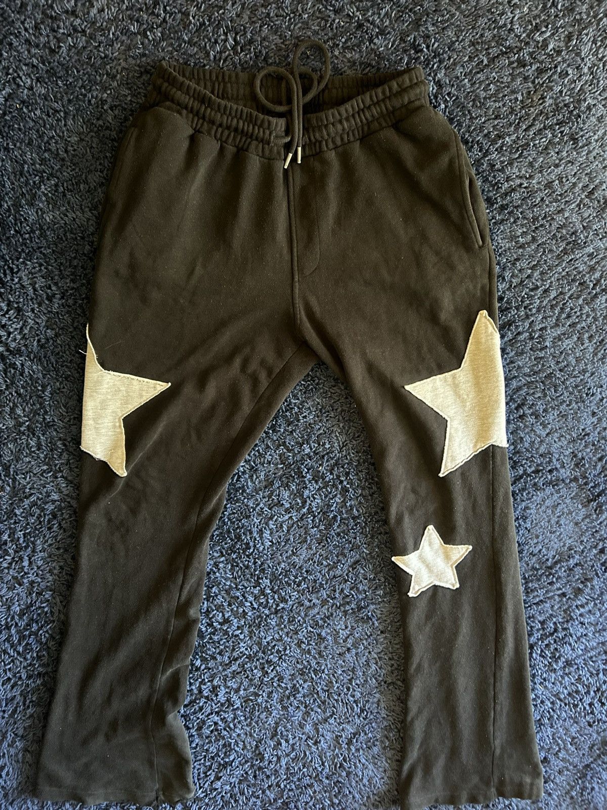 Fashion Nova Stacked Star Sweat Pants Size US 32 / EU 48 - 1 Thumbnail