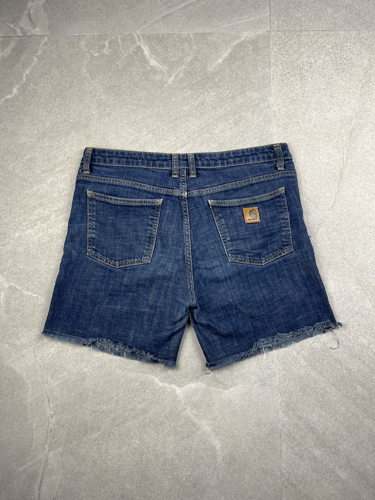 Carhartt Carhartt W’Flash short denim punk style jeans Size US 32 / EU 48 - 1 Thumbnail