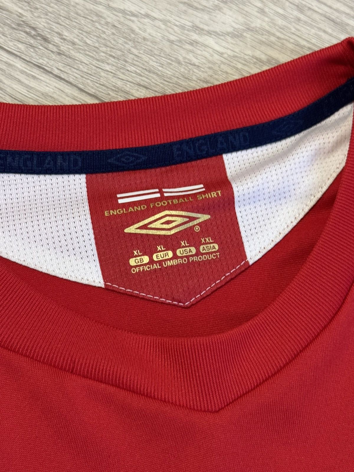 Umbro 🔷Vintage Umbro England 2006/08 Soccer jersey🔷 Size US XL / EU 56 / 4 - 5 Thumbnail