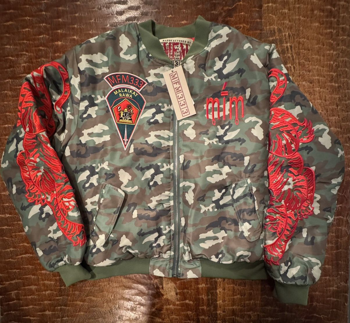 MFM MA-1 Flight Jacket Camo L