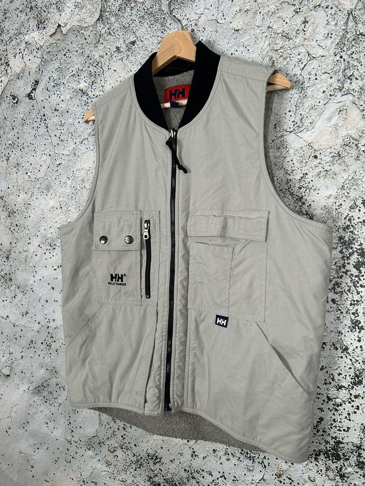Vintage Helly Hansen Vest 90s Hype Winter Gorpcore Drill
