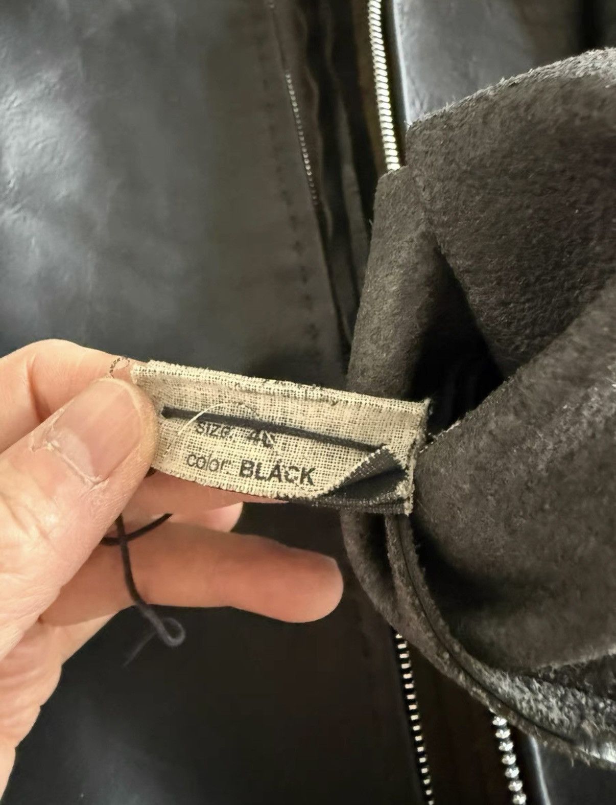 Ma+ Ma+ Men's Black Yak Leather Mid-Length Coat Size US S / EU 44-46 / 1 - 5 Thumbnail