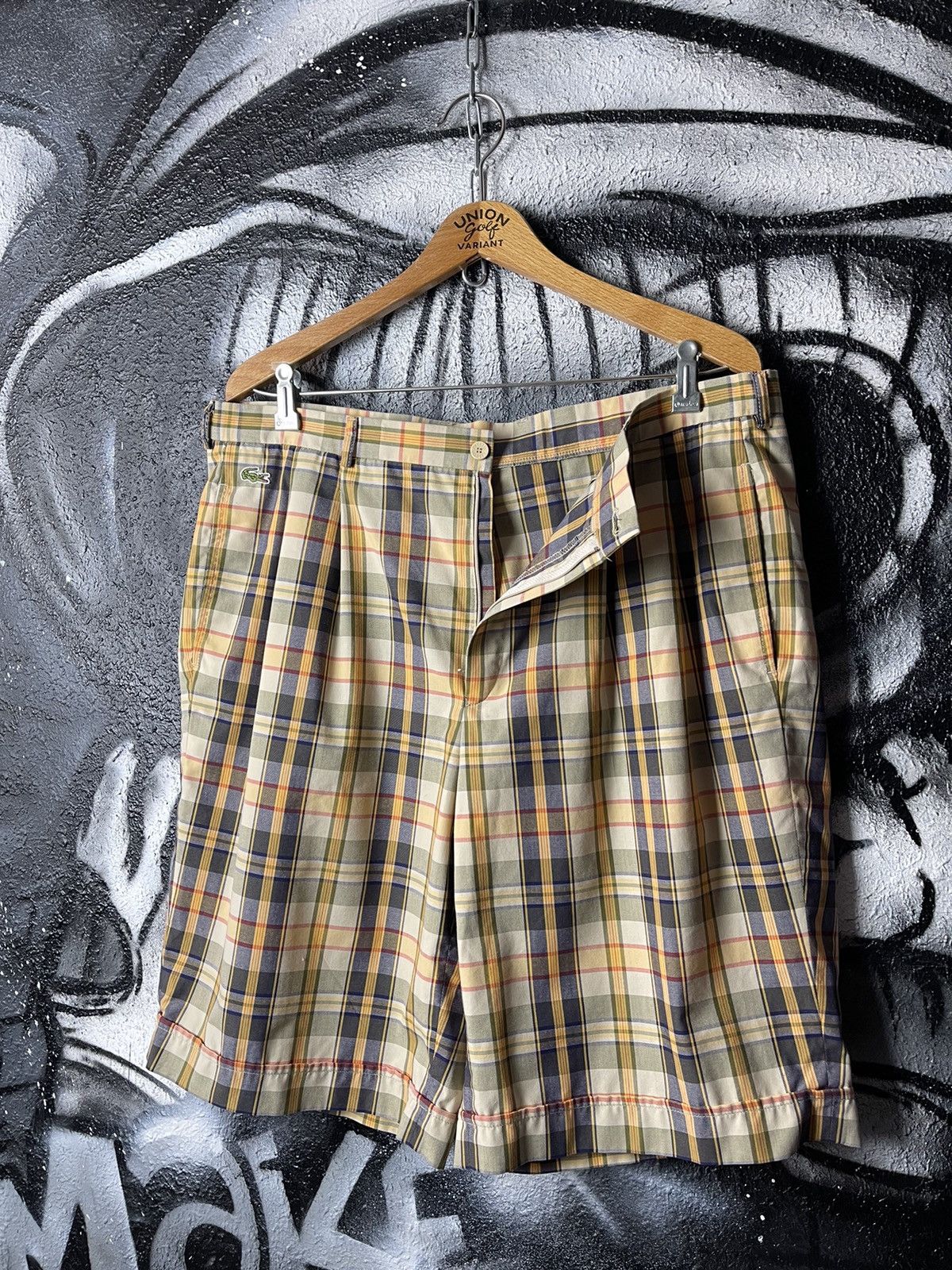Lacoste Lacoste Chemise Vintage Checkered Shorts Men’s Size 48 Made In France Size US 34 / EU 50 - 1 Thumbnail
