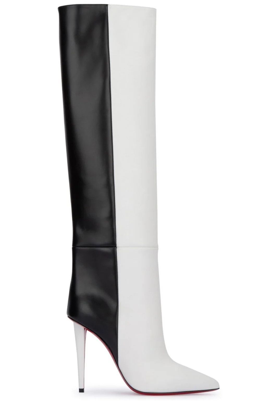 Christian Louboutin o1w1db10425 Boots in Black & White Size US 11 / IT 41 - 2 Thumbnail