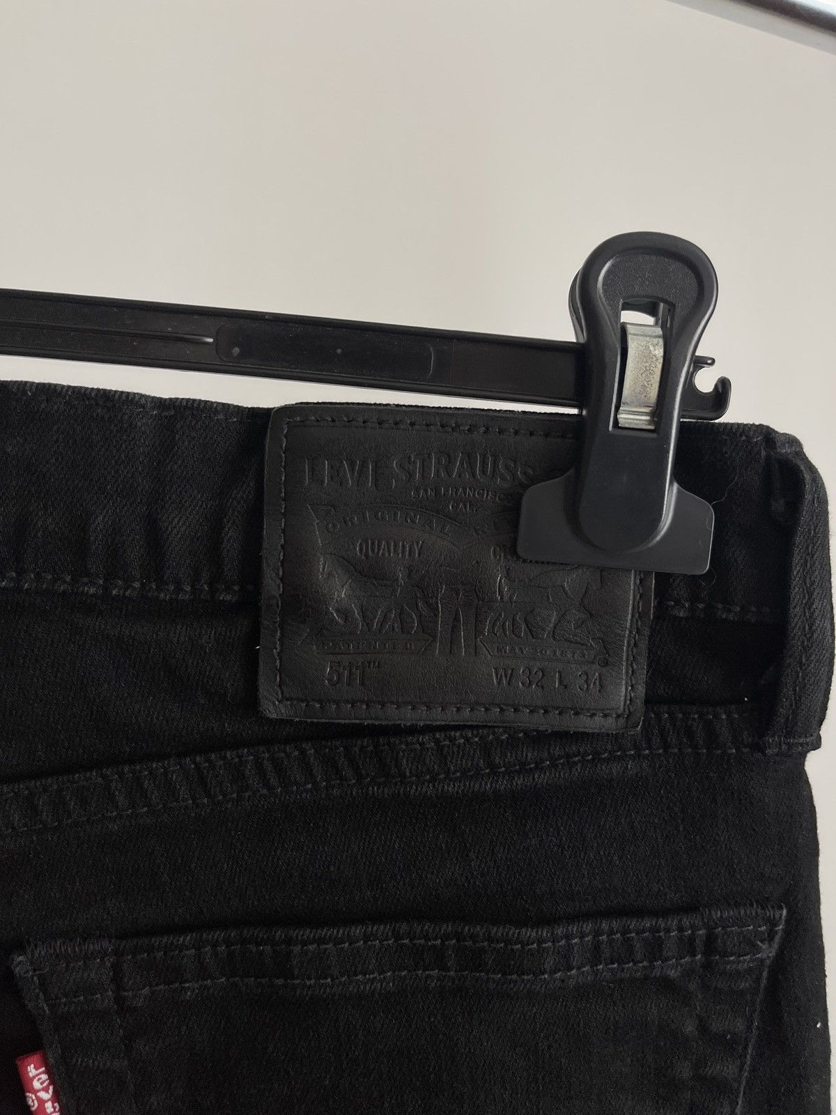 Levi's Levis 511 jeans black denim mens W32 Size US 32 / EU 48 - 5 Thumbnail