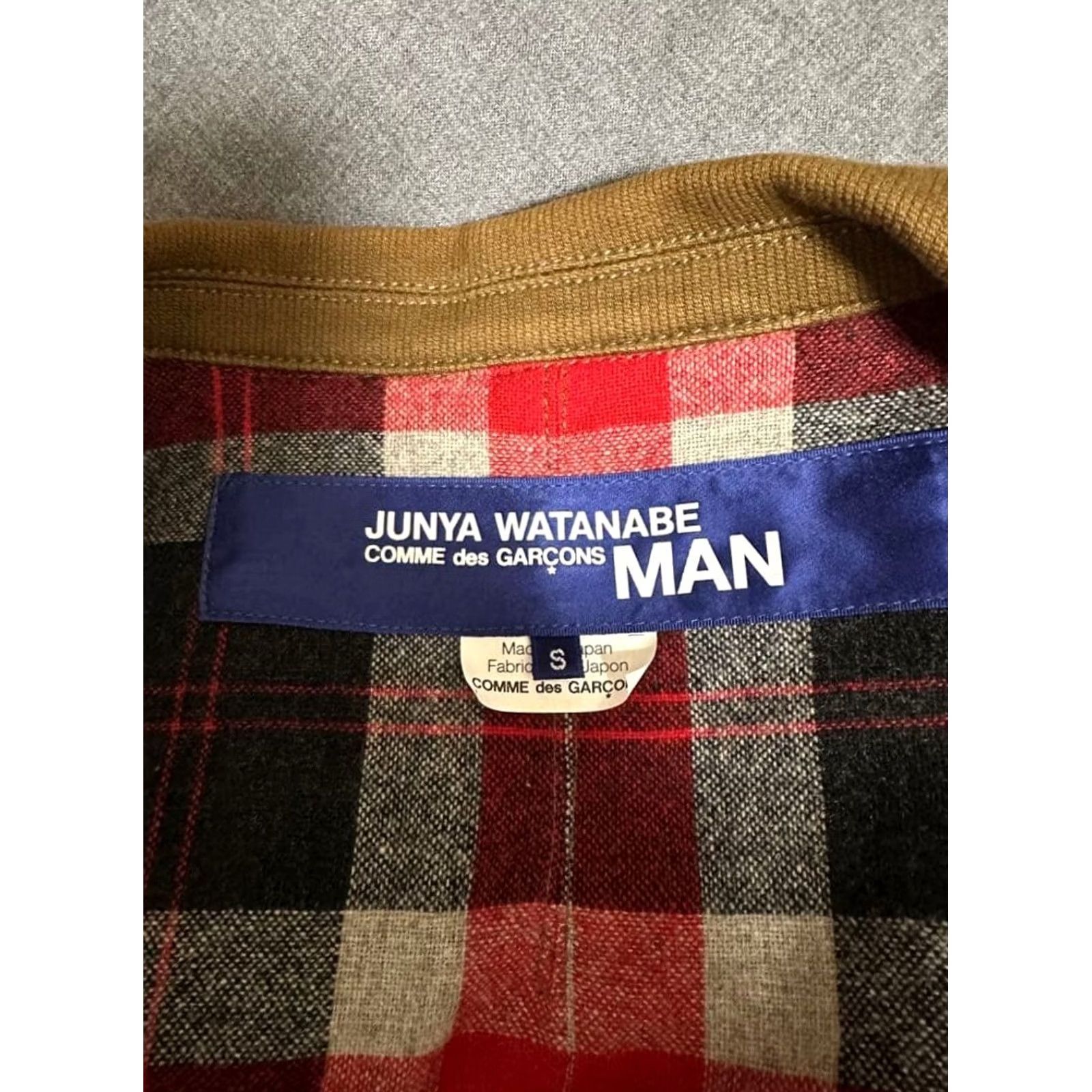 Vintage JUNYA WATANABE MAN PATCHWORK SUEDE JACKET S Mens Size US S / EU 44-46 / 1 - 6 Thumbnail