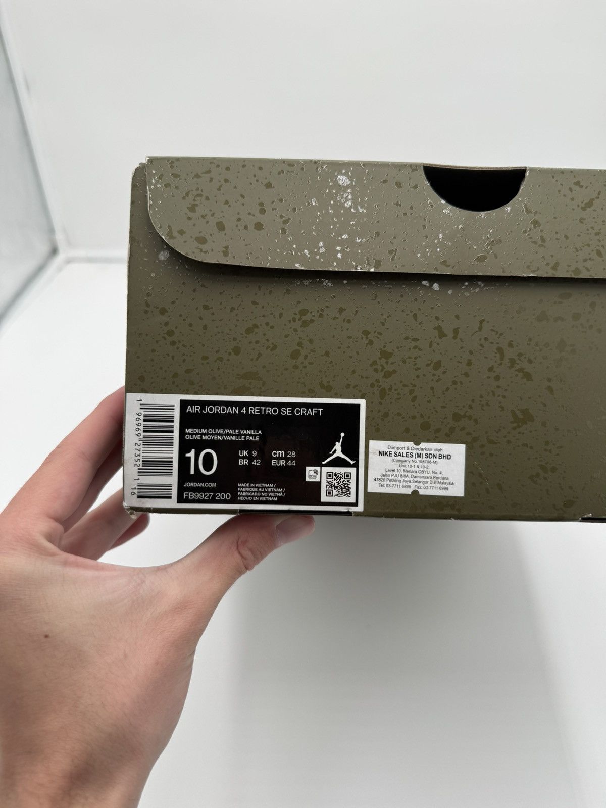 Jordan Brand Jordan 4 Retro SE Craft Medium Olive Size US 10 / EU 43 - 15 Thumbnail