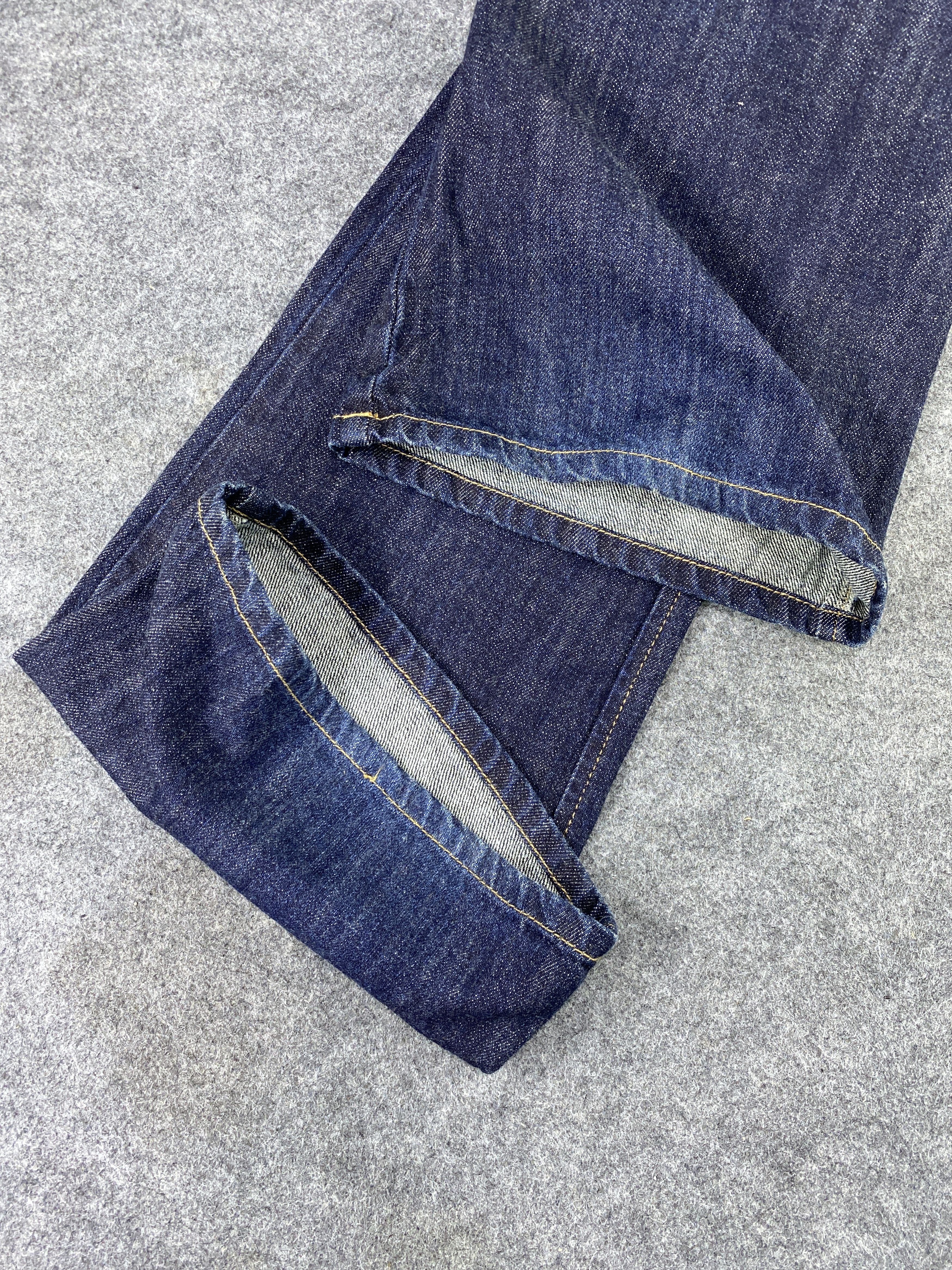 Japanese Brand Magic Square Bootcut Blue Wash Jeans - J1090 Size 28" / US 6 / IT 42 - 11 Thumbnail