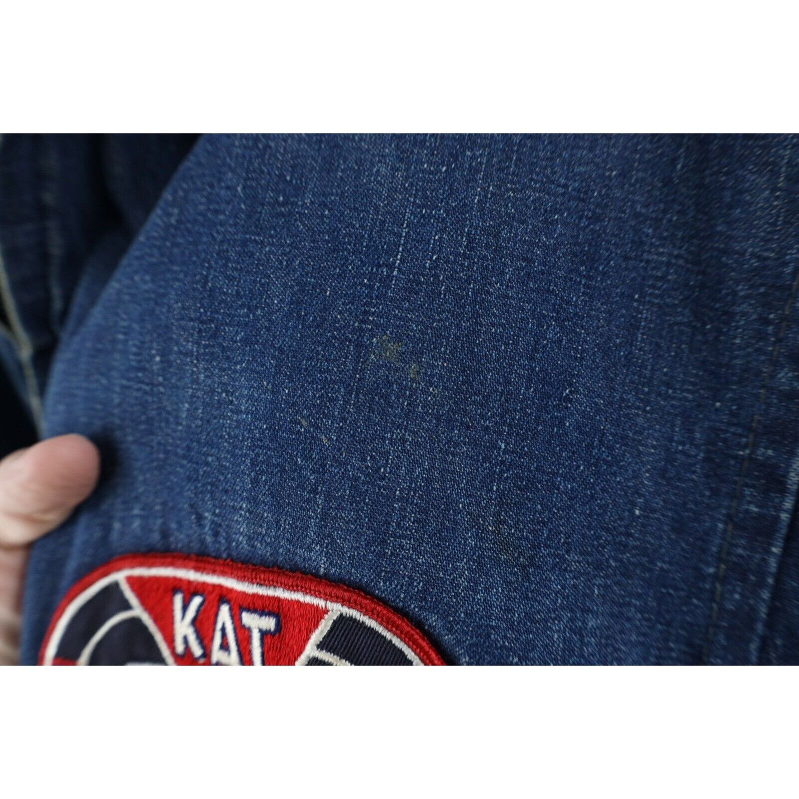 Vintage Vintage 50s Montgomery Ward Blanket Lined Denim Jacket Size US XL / EU 56 / 4 - 5 Thumbnail
