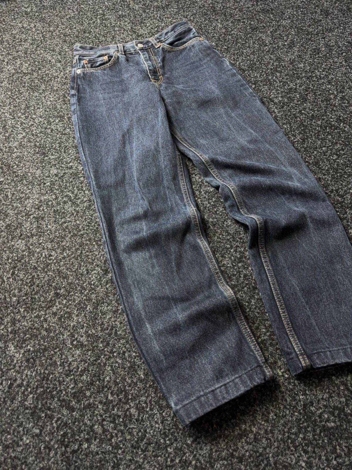 Cos Luxury 00s COS Straight Dark Wash Jeans Size 25 Minimalist Size 25" / US 0 / IT 36 - 2 Thumbnail