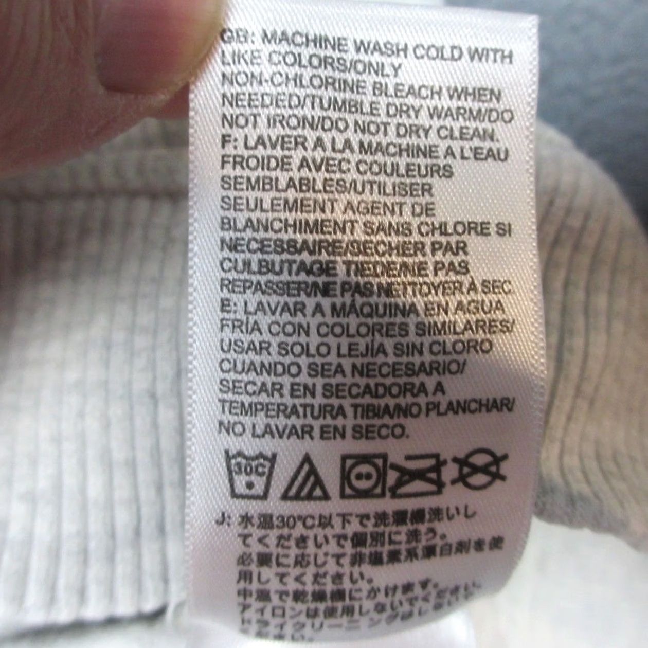The North Face The North Face Jacket Womens XL Gray Fleece Hooded Regular Fit Winter Full Zip Size XL / US 12-14 / IT 48-50 - 6 Thumbnail