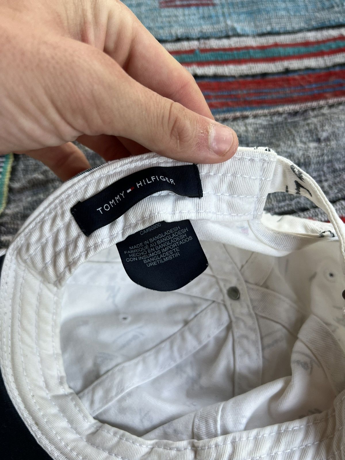 Tommy Hilfiger ⚡ Vintage Tommy Hilfiger White Cap – One Size Size ONE SIZE - 5 Thumbnail