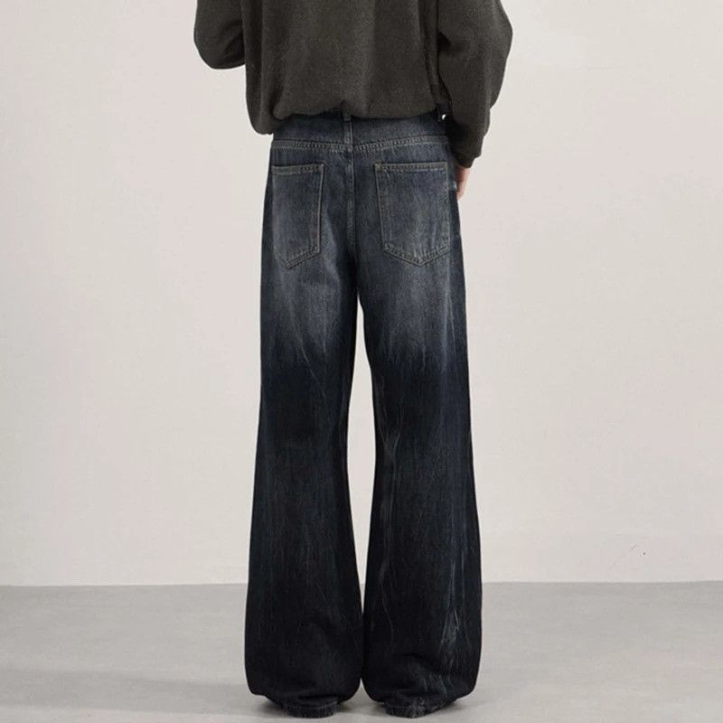 Jean Y2K Retro Tie-Dye Street Flared Denim Size US 33 - 3 Thumbnail