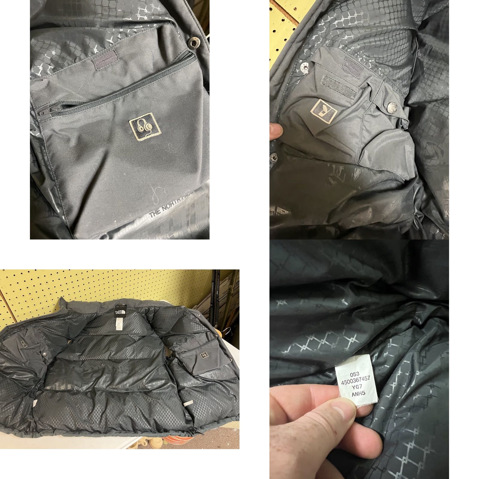 The North Face The North Face Vest Mens Medium Full Zip Corduroy Down 550 Puffy Ski Gray Size US M / EU 48-50 / 2 - 8 Thumbnail