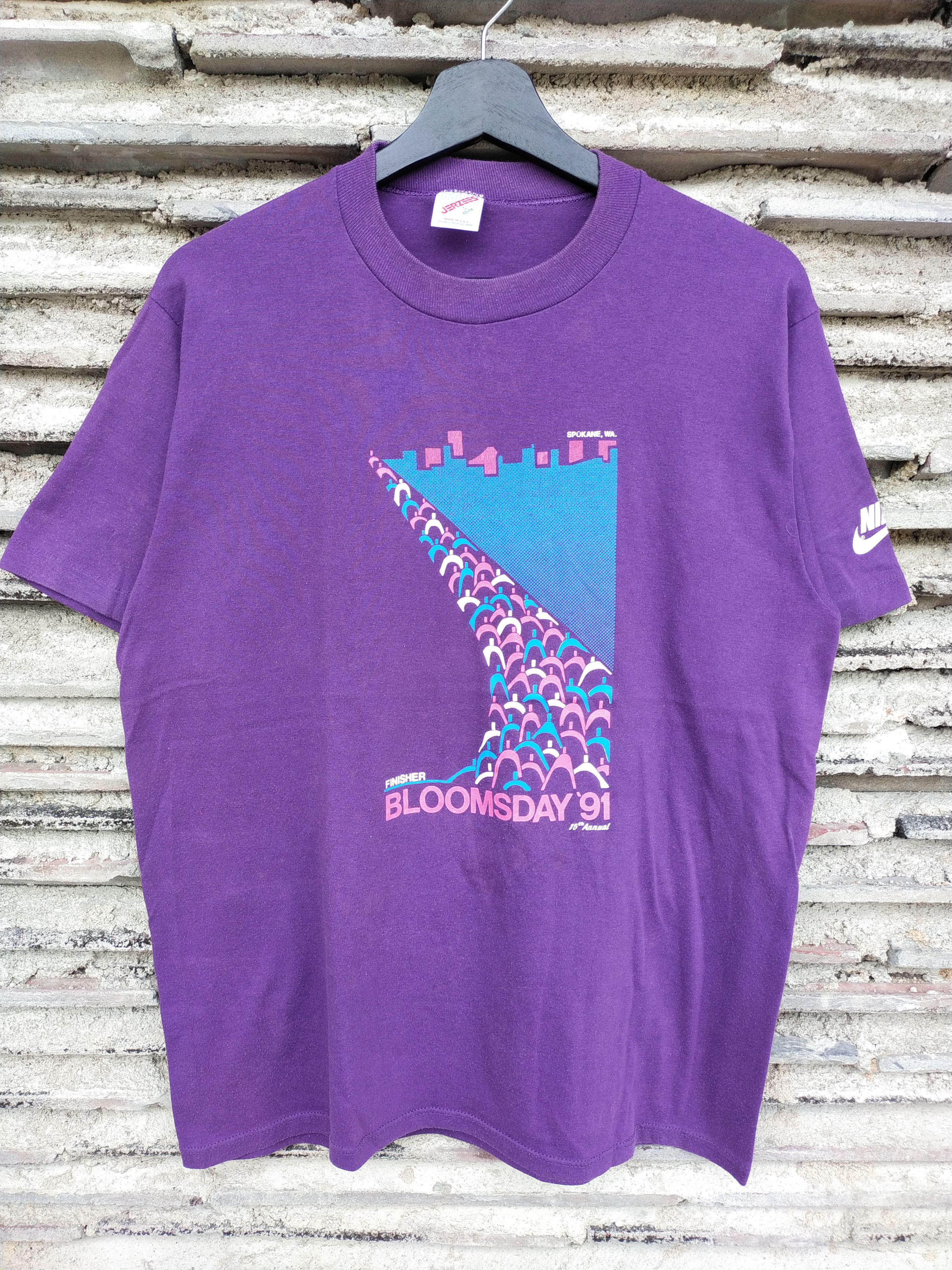 Nike × Vintage VINTAGE 1991 NIKE BLOOMSDAY FINISHER Size US L / EU 52-54 / 3 - 1 Thumbnail