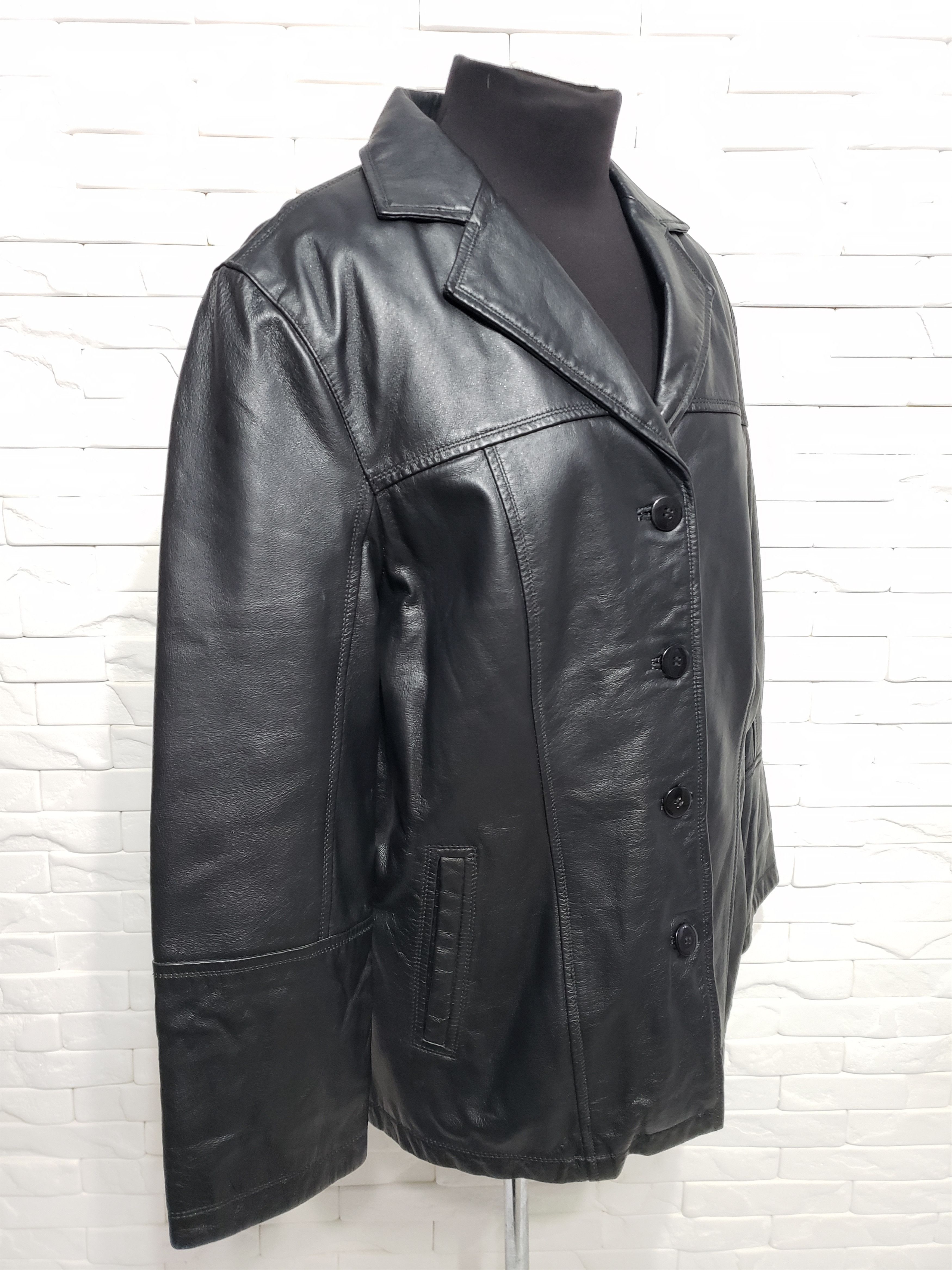 Genuine Leather Women's leather jacket. Size XXL / US 16-18 / IT 52-54 - 3 Thumbnail