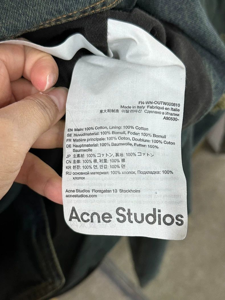 Acne Studios Acne studios Ripped denim jacket 2502-Nextarrow Size US XS / EU 42 / 0 - 4 Thumbnail