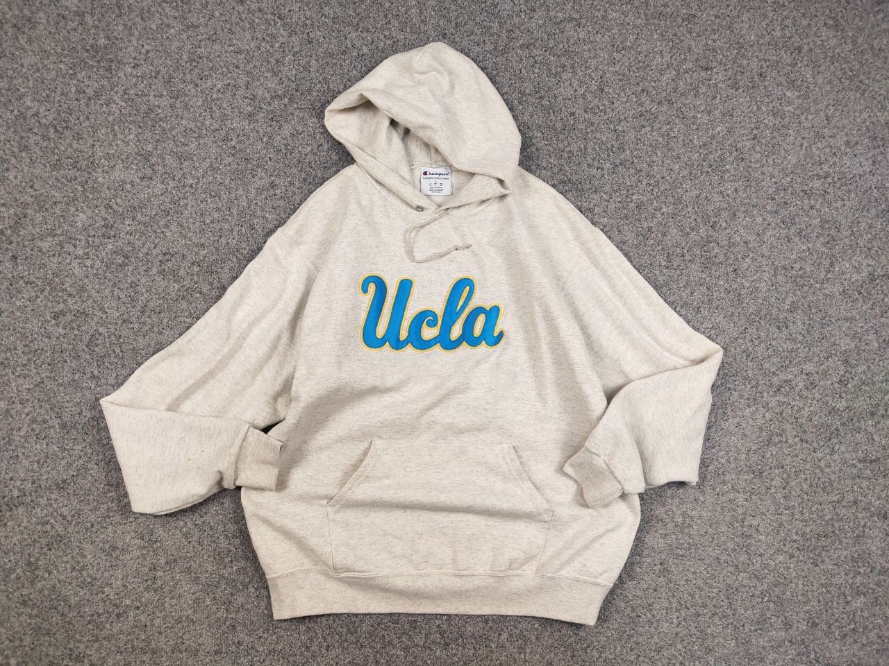 Champion Vintage Champion x Ucla Logo Classic Oversize Gray Hoodie Size US L / EU 52-54 / 3 - 13 Thumbnail
