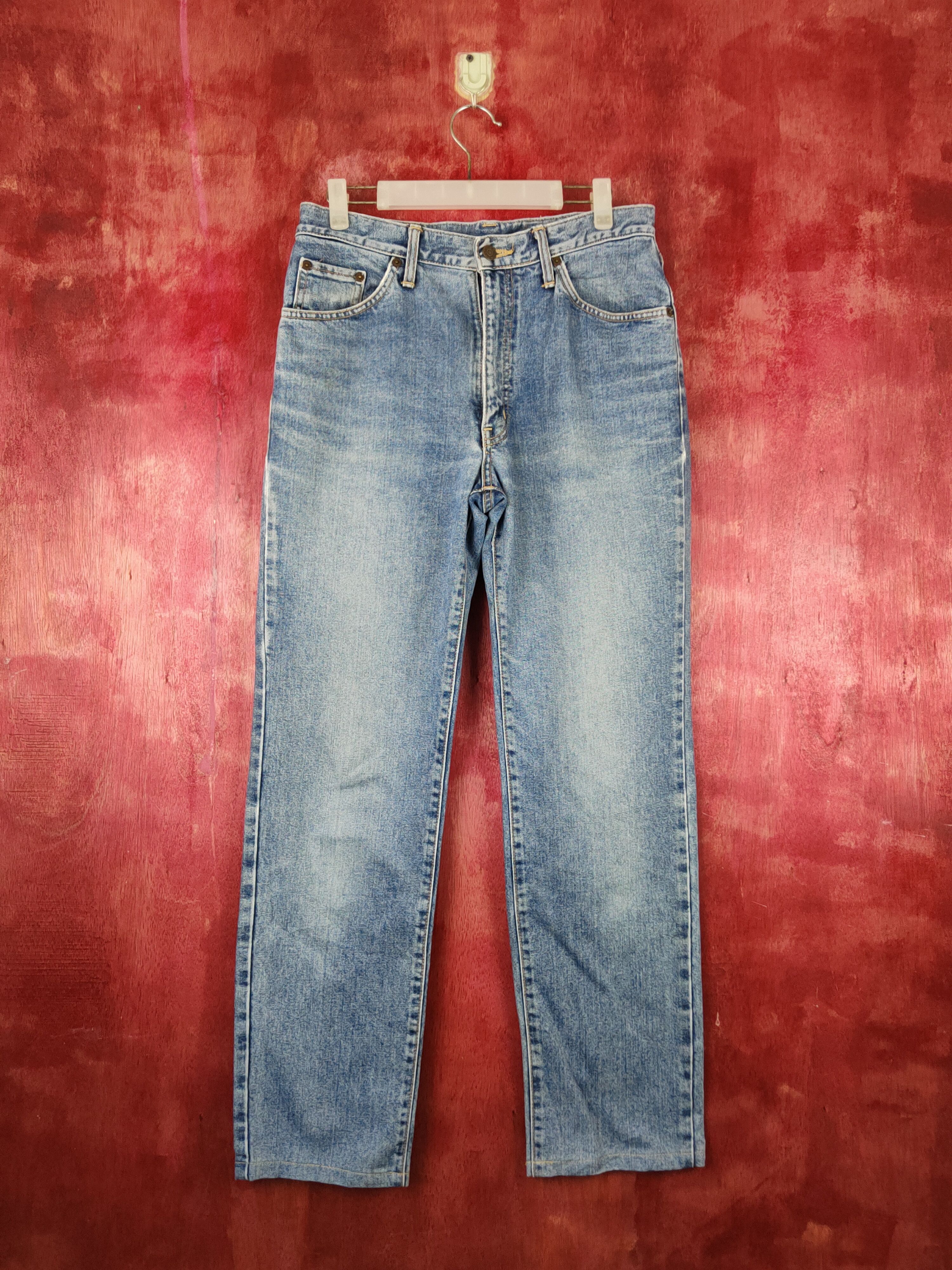 Edwin Edwin Blue Faded Distressed Ripped Jeans #S1700 Size US 30 / EU 46 - 1 Thumbnail