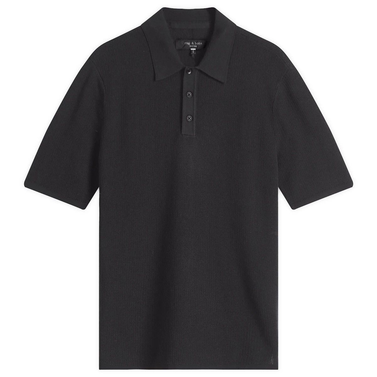 RAG & BONE HARVEY KNIT POLO SHIRT
