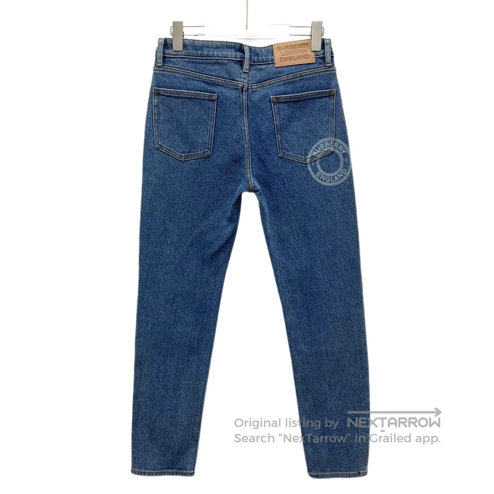 Burberry Burberry Dark blue cotton casual denim long pants| Size US 27 - 2 Thumbnail