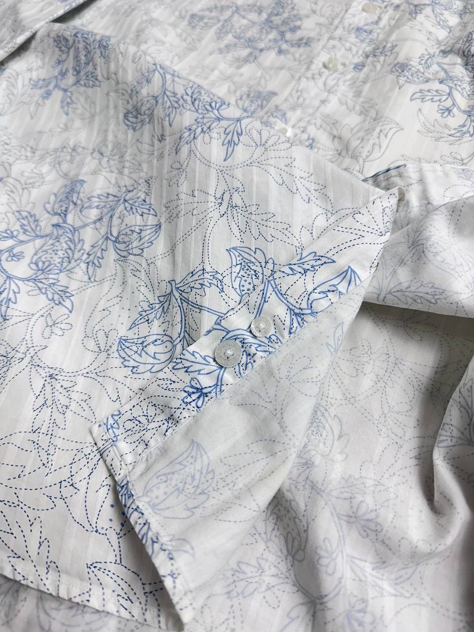 Yves Saint Laurent Vintage YSL Yves Saint Laurent Floral Shirt Y2K L Size US L / EU 52-54 / 3 - 7 Thumbnail