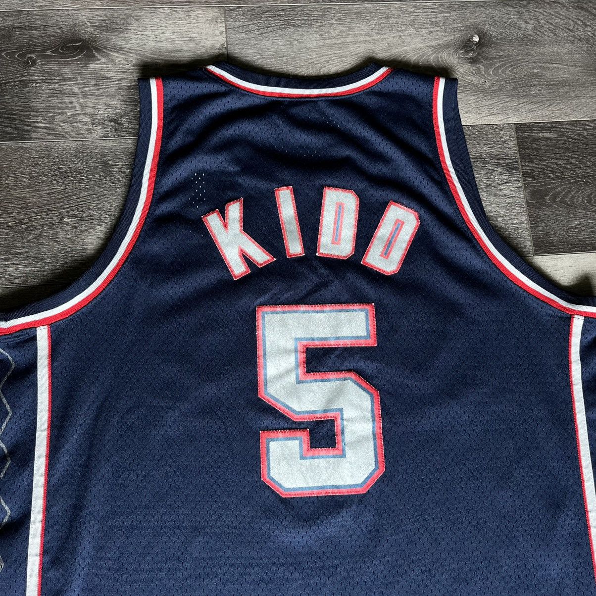 NBA Vintage 2000s NBA Nike Jason Kidd New Jersey Nets Jersey #5 Size US XXL / EU 58 / 5 - 3 Thumbnail