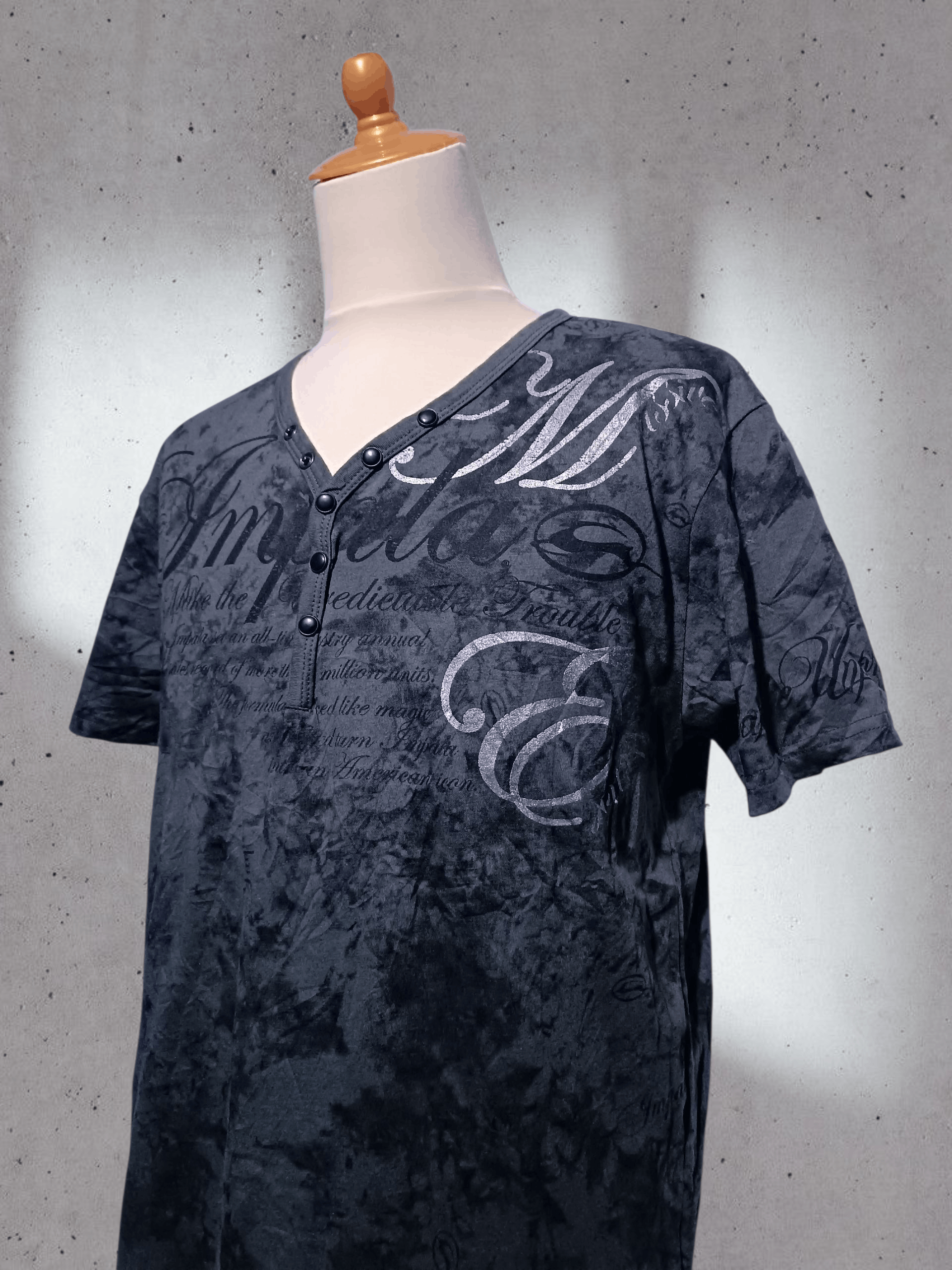 Japanese Brand Vintage JPN Y2K Impala Lettering Poem T-shirt Size US L / EU 52-54 / 3 - 2 Thumbnail
