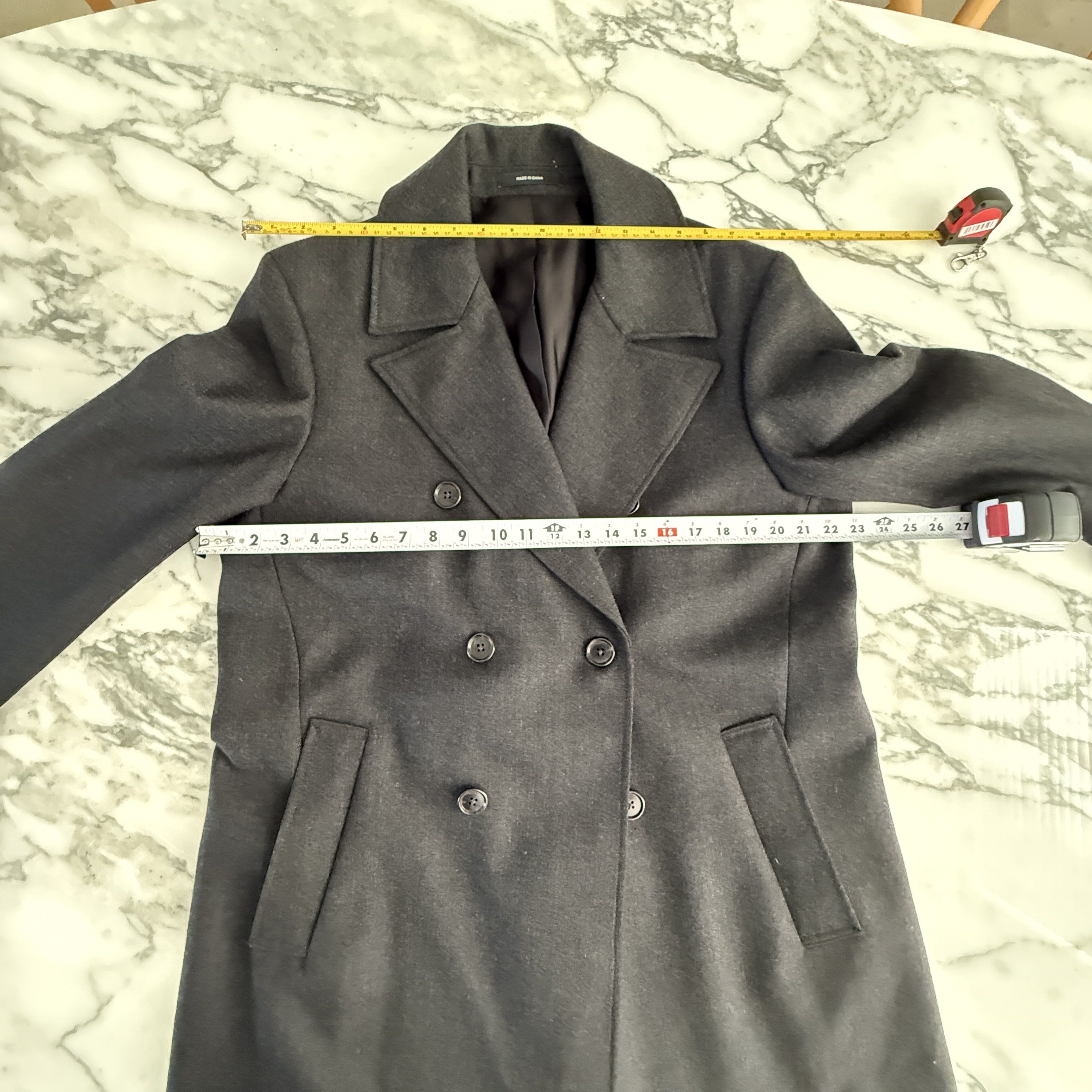 Club Monaco Club Monaco Men's Winter Wool Coat, Black, Size 42 Size US L / EU 52-54 / 3 - 8 Thumbnail