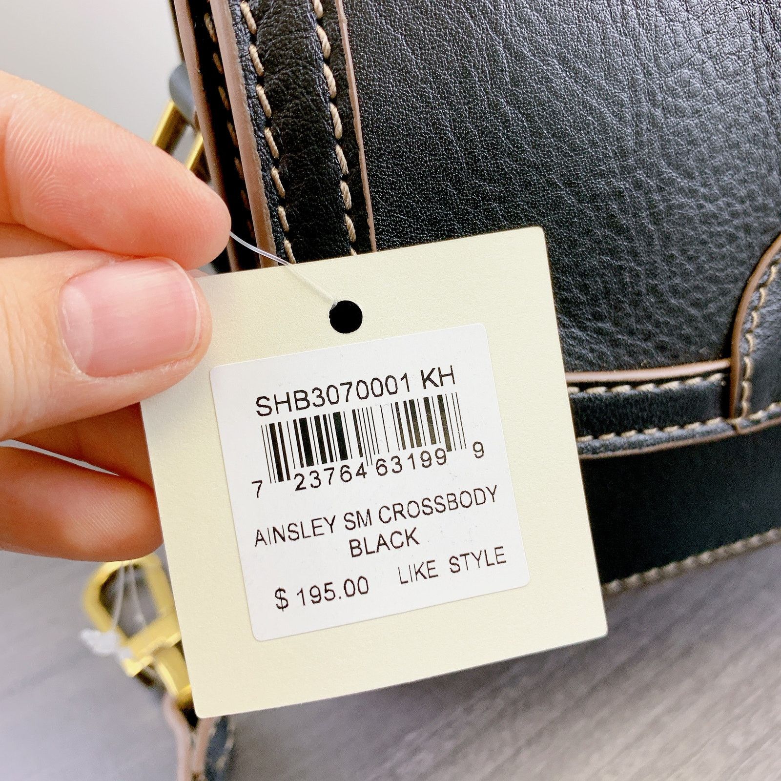 Fossil Fossil SHB3070001 Ainsley Small Flap Crossbody IN Black Size ONE SIZE - 10 Thumbnail