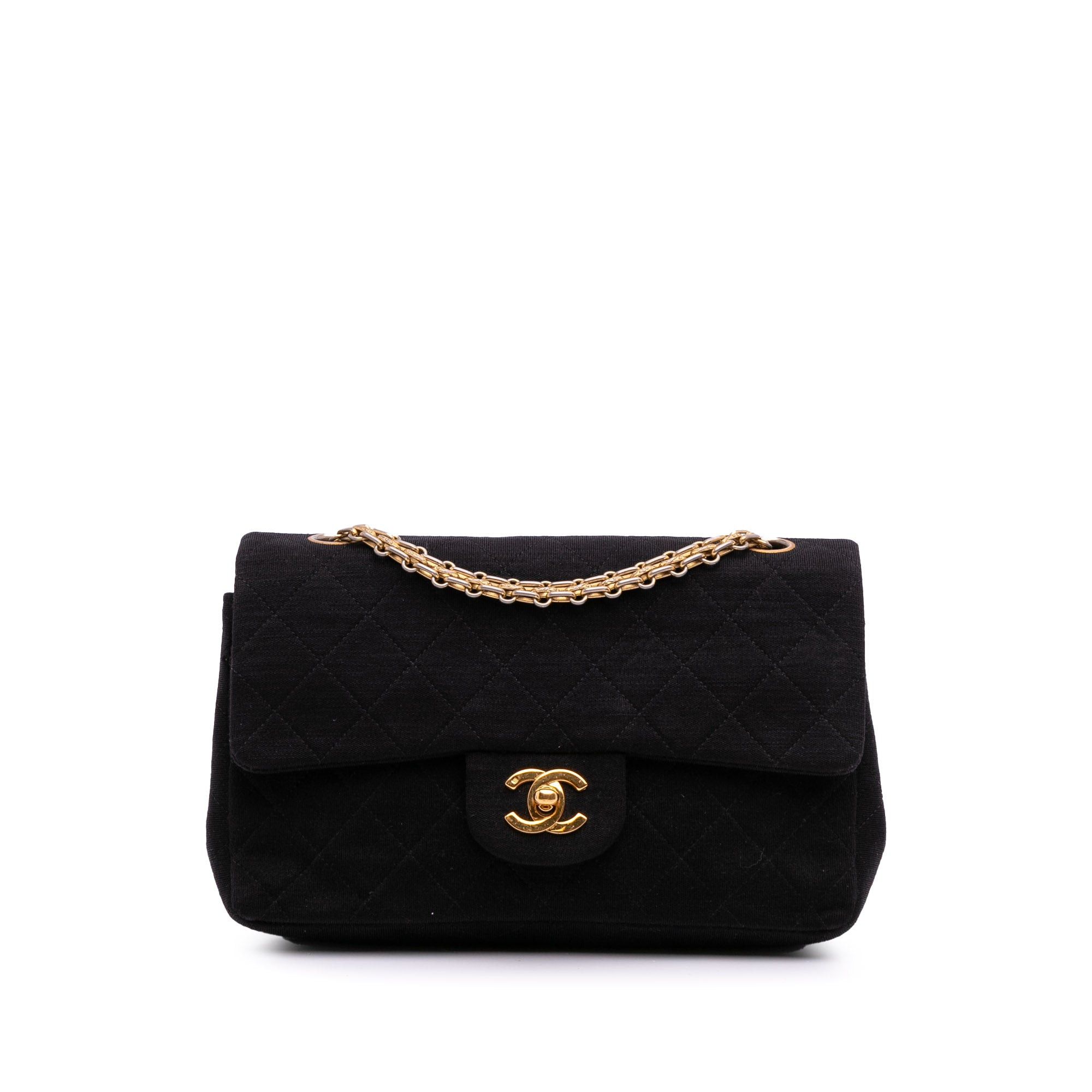 Chanel Small Classic Jersey Double Flap Size ONE SIZE - 1 Thumbnail
