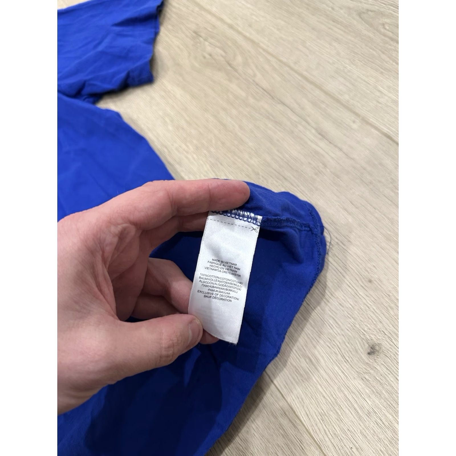 Polo Ralph Lauren VINTAGE Polo Ralph Lauren Rare Jockey Bear Spell Out Shirt Stadium Blue XLT Men Short Sleeve Size US XL / EU 56 / 4 - 6 Thumbnail