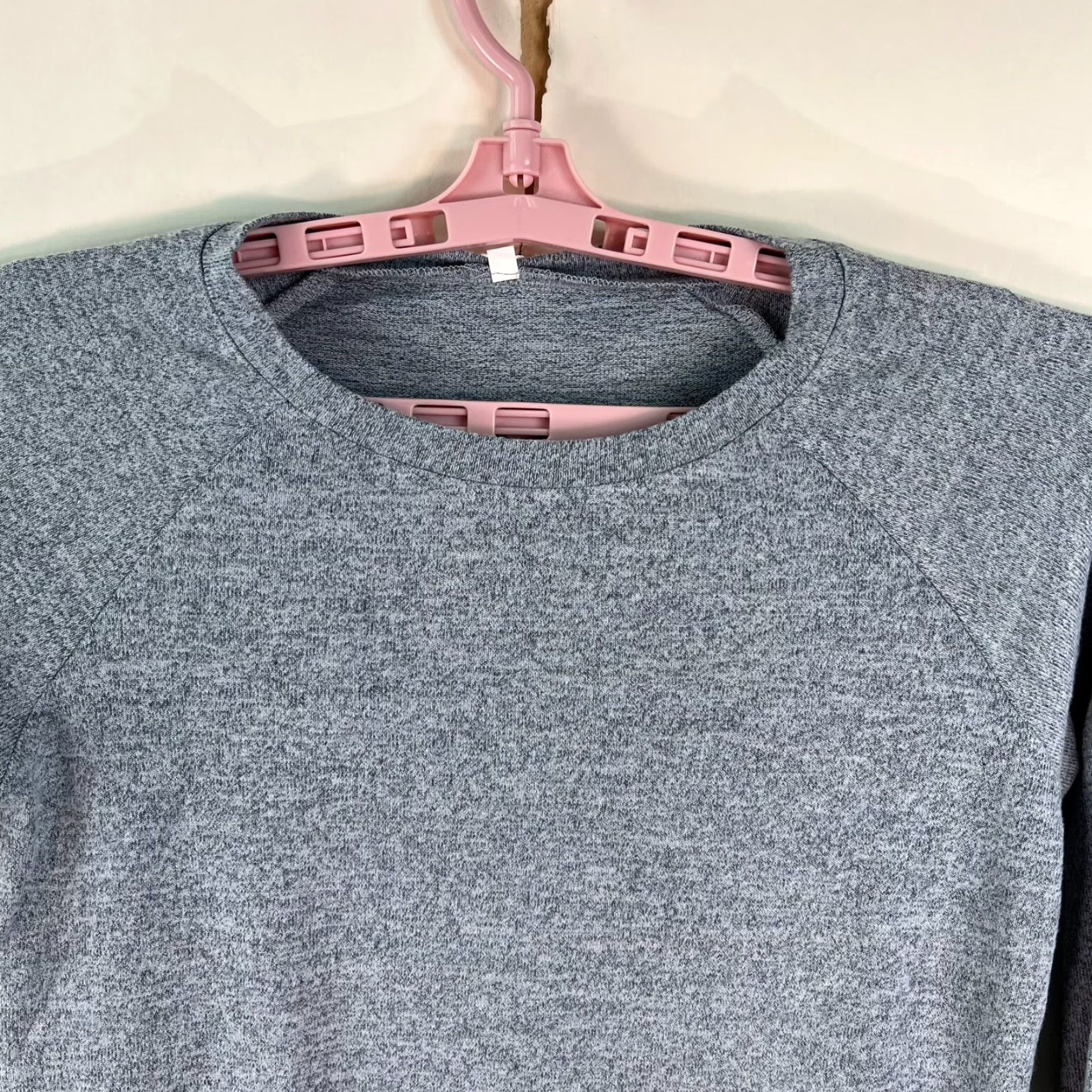 Vintage Mix She Long Sleeve Sweatshirt Womens Size Small Gray Striped Knit Cotton Blend Polyester Spandex Sweatshirt Women XS-XL Size S / US 4 / IT 40 - 2 Thumbnail
