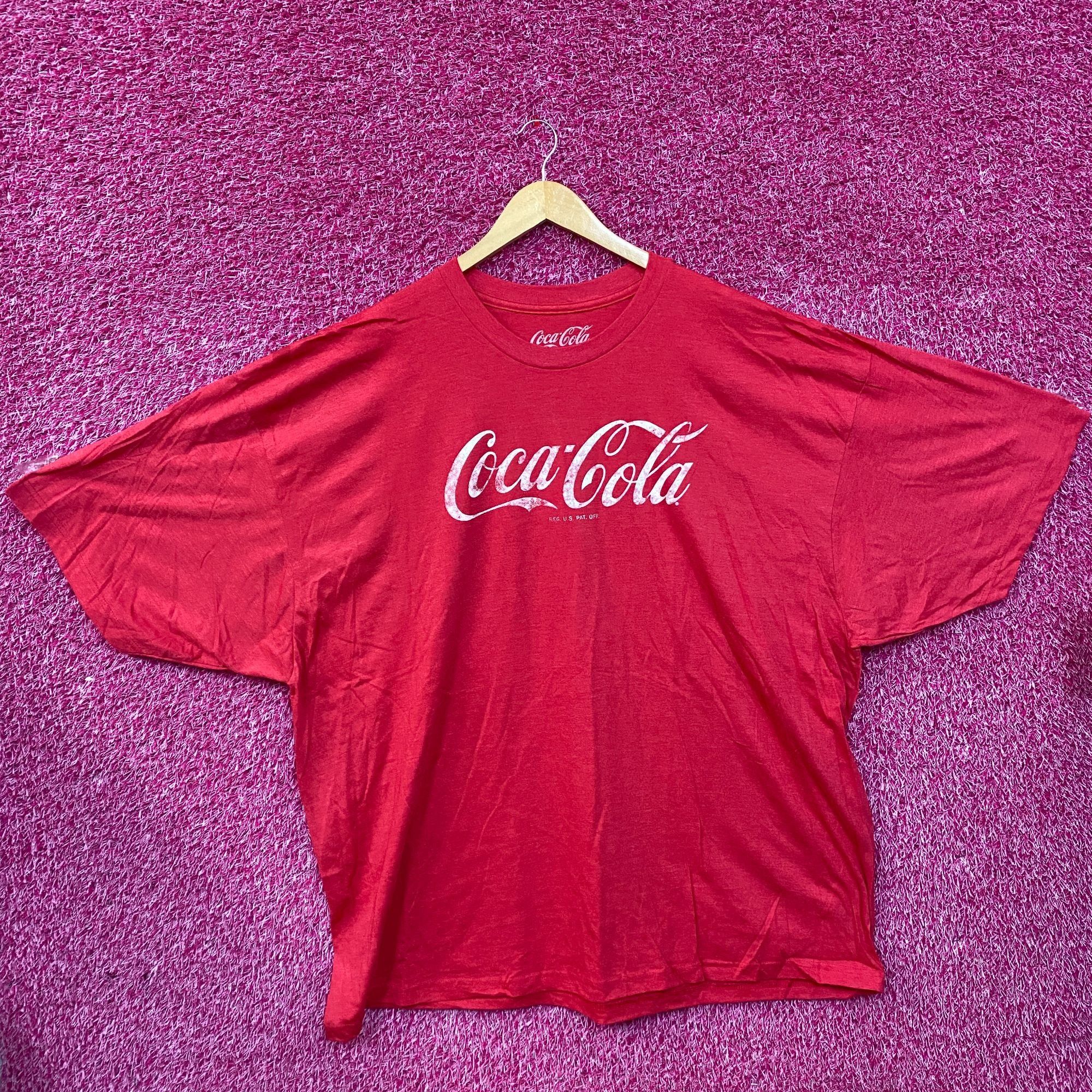 Coca Cola Coca-Cola Red T-Shirt 5XL Size US XXL / EU 58 / 5 - 3 Thumbnail