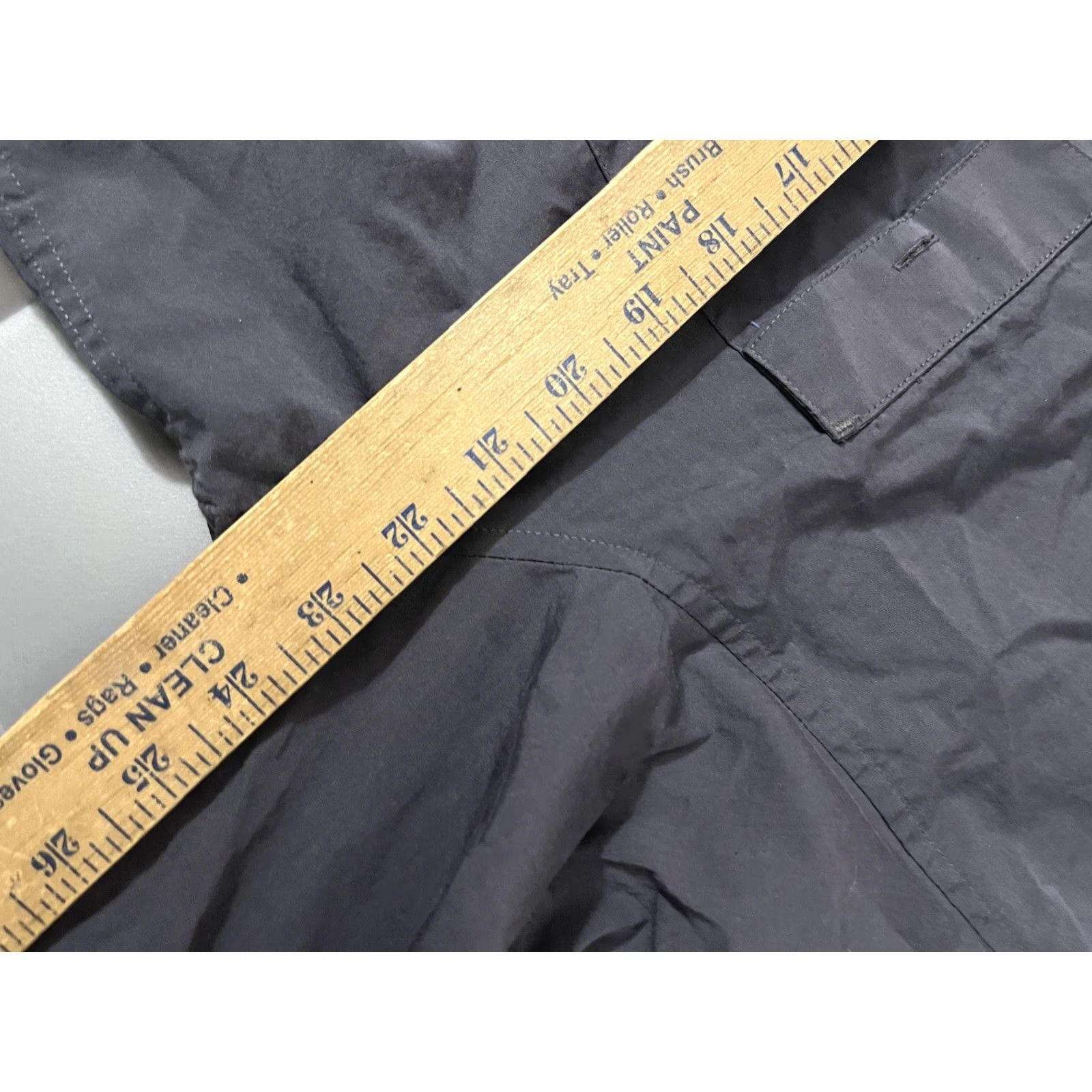 Calvin Klein Calvin Klein Men's Dress Shirt XL Liquid Cotton Gray Solid Long Sleeve Button-Down Regular Fit Size 46R - 5 Thumbnail