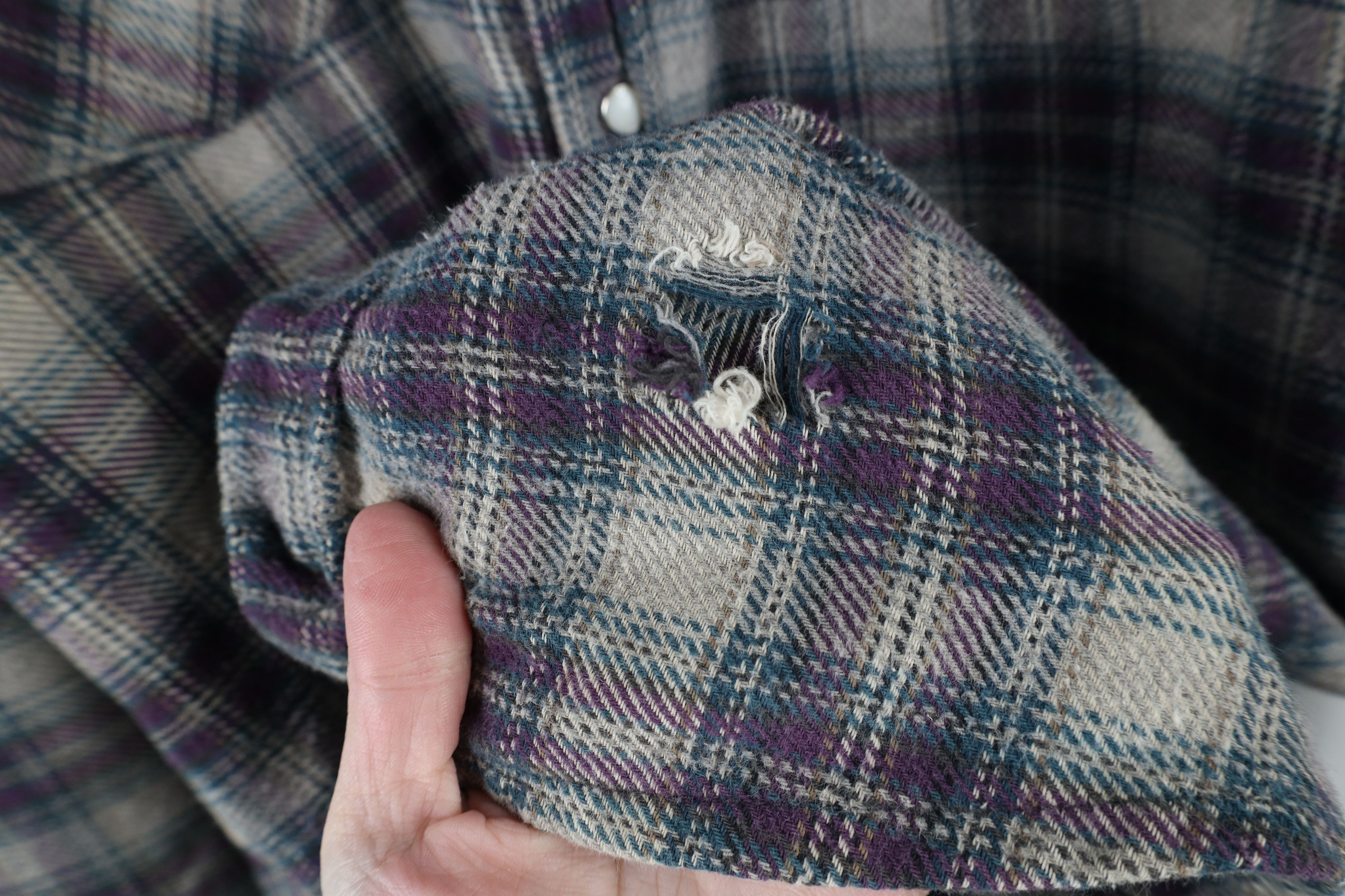 Vintage Vintage 90s Streetwear Western Flannel Button Shirt USA Size US L / EU 52-54 / 3 - 4 Thumbnail