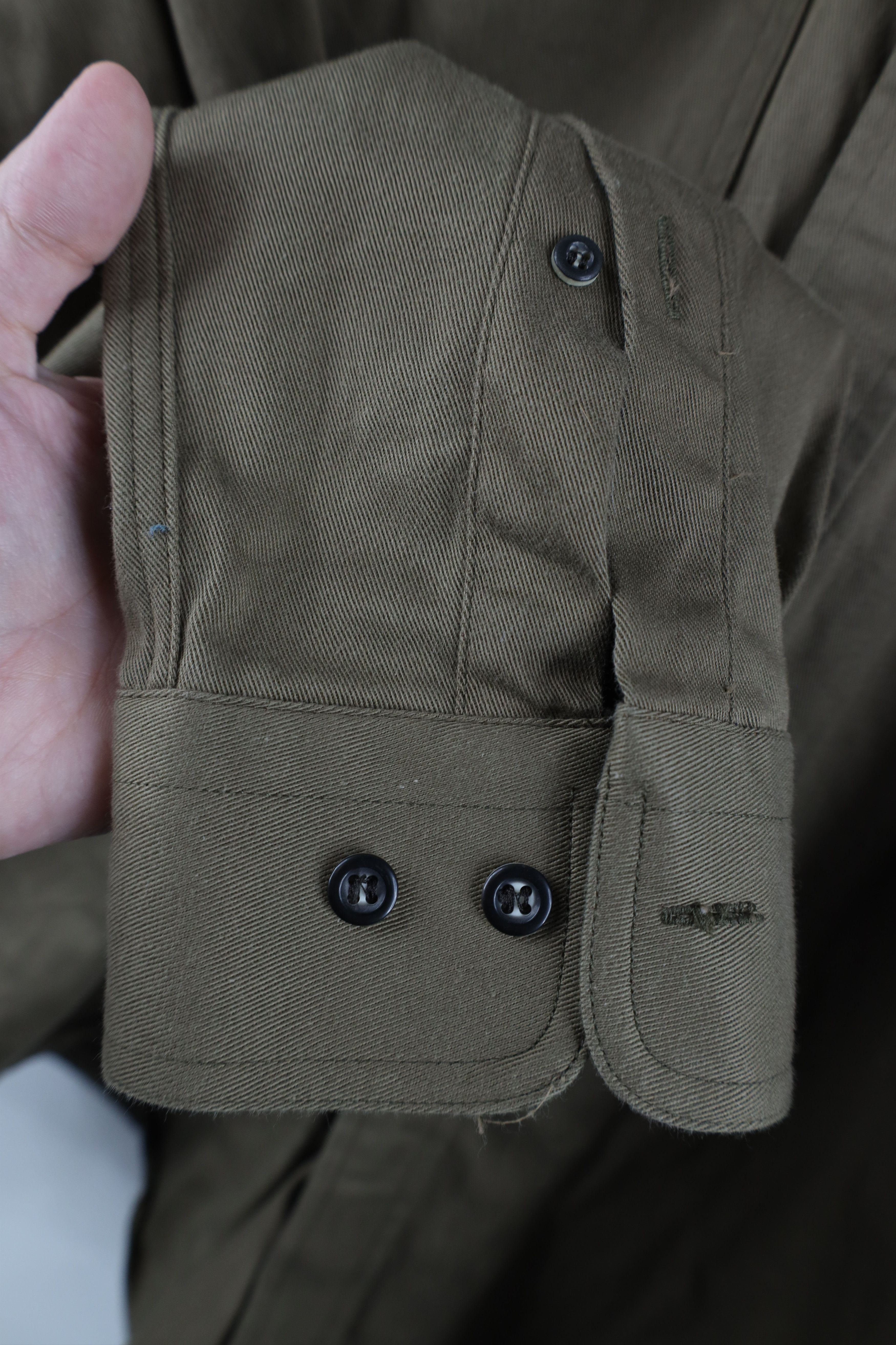 Vintage Vintage 90s Streetwear Heavyweight Twill Button Down Shirt Size US XL / EU 56 / 4 - 6 Thumbnail